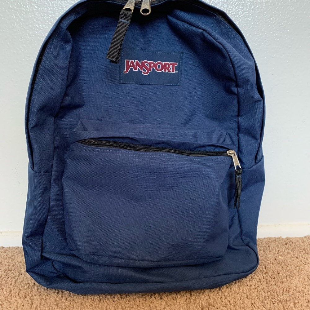 Jansport navy blue backpack